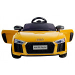 Elektrické autíčko Audi R8 Spyder - nelakované - žlté